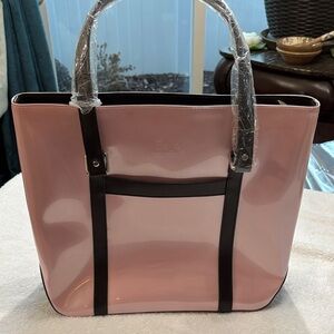 Beijo Pink and Black Tote Bag